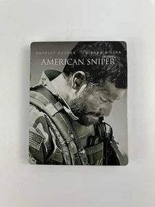 American Sniper (Blu-ray, DVD, 2015) Target Exclusive Steelbook Bradley Cooper - Picture 1 of 22