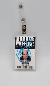 BRIAN BAUMGARTNER "KEVIN MALONE" SIGNED OFFICE NAME BADGE COA - Picture 1 of 2