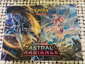 Pokemon Sword & Shield Astral Radiance promo poster DIALGA and PALKIA Rare New - Picture 1 of 3