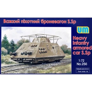 UNIMODELS UM 256 Plastikmodelle Bausatz Maßstab 1:72 schwerer Infanterie Panzerwagen S.Sp. - Bild 1 von 5