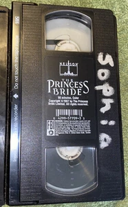 The Princess Bride VHS Tape - Picture 1 of 6