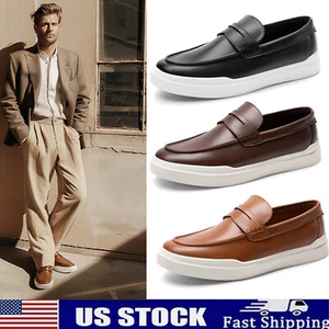 Bruno Marc Men's Loafers & Slip-Ons Shoes Comfortable Lightweight US Size 8-13 - Picture 1 of 19