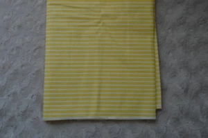 Child of Mine Carter's Yellow White Stripes Flannel Receiving Baby Blanket Lovey - Picture 1 of 8