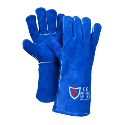 Flame/Heat Resistant Welding Gloves - Royal Blue - Image 1 of 4