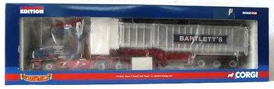 CORGI 1:50: Scania T Topline Bulk Tipper "J.J. Bartlett Haulage Ltd" (12813) - Bild 1 von 2