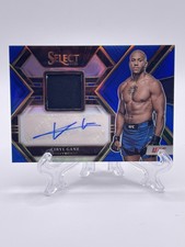 2023 Panini Select UFC Ciryl Gane Auto Memorabilia Patch Blue /35