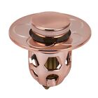 Basin Copper Core Push Type Plug Anti Clog Basket Rust Resistant Material