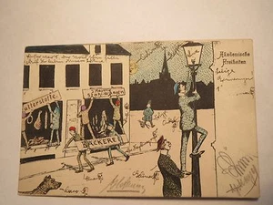 Akademische Freiheiten - 1910 - Freiheit - Karikatur / Karte - Studentika - Picture 1 of 2