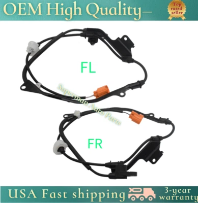 1 juego de sensores de velocidad de rueda ABS de FR/FL para Honda Accord 1999-03 Acura TL CL 1998-02 Foto 1 de 4