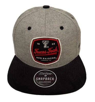 Zephyr NCAA Texas Tech Red Raiders “Sonos" Flat Bill SnapBack Hat BRAND NWT - Image 1 of 4