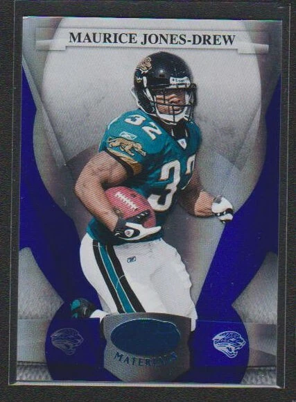 2008 LEAF CERTIFIED MATERIALS MIRROR BLUE #62 MAURICE JONES-DREW SP #32/50 - Image 1 of 1