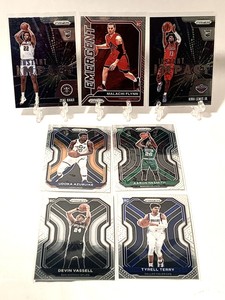 X7- 2021 NBA Prizm Rookie Bases W/ Inserts Emergent & Instant Impact RC
