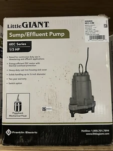 Little Giant 6EC-CIA-SFS Sump Pump - 20' Power Cord & Float Switch - Picture 1 of 3