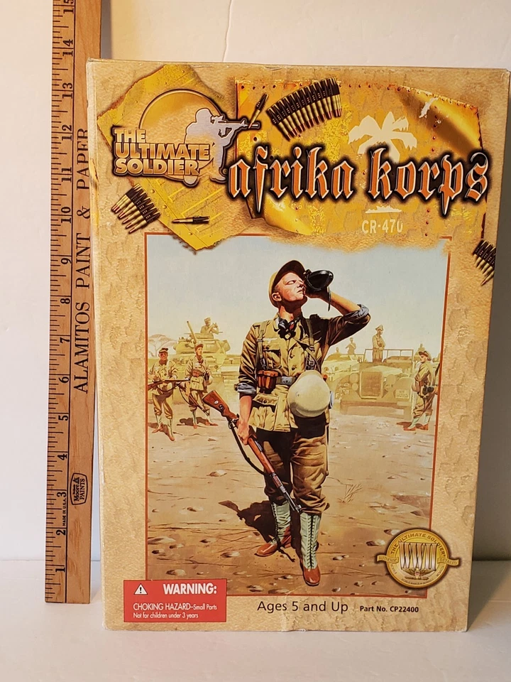 The Ultimate Soldier Afrika Korps Ww11 12" Figure 21st Century 2000