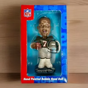 NEU QB Club Michael Vick handbemalt Wackelkopf NFL Atlanta Falcons Quarterback - Bild 1 von 8