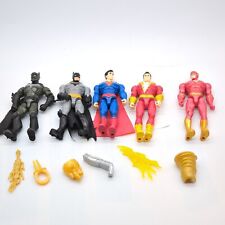 Spin Master DC Comics 4" Figure Lot Of 5 Batman Flash Superman Shazam