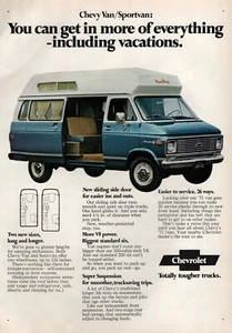 1971 Chevy Van Sportvan "More of Everything" Original Farbanzeige - Bild 1 von 1