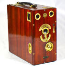 BOX CAMERA ANTIQUE 100-118 YR.OLD BUTCHER MIDG NO. 0 CUSTOM PADAUK WOOD