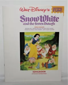 Snow White And The Seven Dwarfs Songbook VINTAGE - Picture 1 of 4