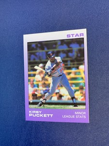 1988 The Star Co. #2 Kirby Puckett - Minnesota Twins - Rare Oddball Card