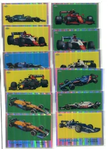(12) 2021 Topps Chrome Formula 1 Cars REFRACTOR LOT Gasly Vettel Norris +++ - Picture 1 of 1