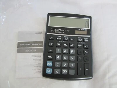 Citizen SDC 4310  12-Digit Two Power Electronic Desktop Calculator Vintage - Image 1 of 2