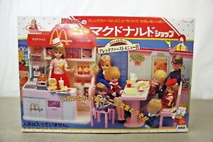 Licca-chan  McDonald's Shop  Character Goods Breakfast Menu TAKARA from Japan