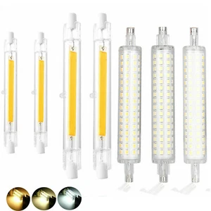 R7s Regolabile LED Rotondi SMD Mais Lampadina Vetro Tubo Lampada IN Ceramica RO - Imagen 1 de 14