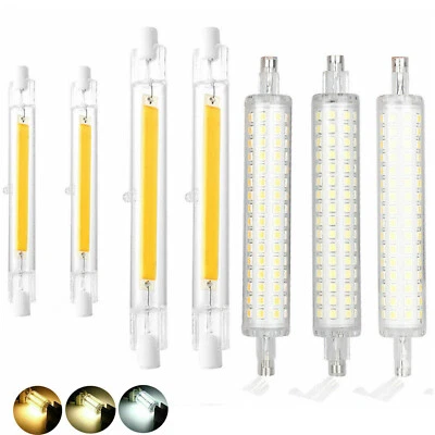 R7s Regolabile LED Rotondi SMD Mais Lampadina Vetro Tubo Lampada IN Ceramica RO - Image 1 of 4