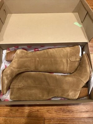 Botas de tacón alto hasta la rodilla de gamuza cervatillo Matisse Stella para mujer talla 6M 6  Foto 1 de 4