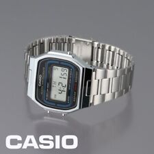 CASIO A164WA-1QJH Digital Watch Stainless Steel Band