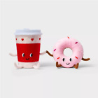 Valentines Day 2024 Felt Duo Coffee & Donut in Love Fabric Spritz Target