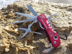 Fire Fighter Multi Function 13 in 1 Aluminum Rescue Knife Fireman Fire Dept NYFD - Picture 1 of 6