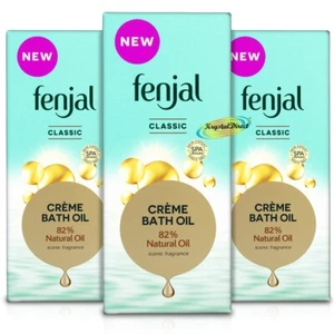 3x Fenjal Classic Luxury Relaxing Cream Bath Oil 200ml - Picture 1 of 1