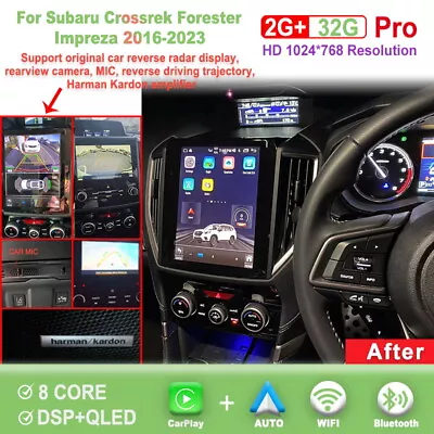 Subaru Android Car Radio Stereo For Subaru Forester Crossrek Impreza 2016 - 2023 - Image 1 of 4