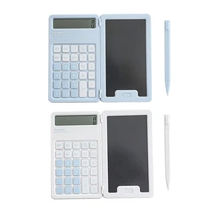 12 Digit Calculator with Notepad Handheld Basic Calculators Aesthetic Desk - Picture 1 of 15