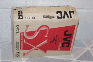 10 X Nastri VHS vintage JVC E-180 SX sigillati nella scatola originale  - Foto 1 di 3