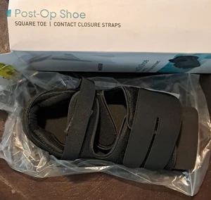 Cinghie di chiusura a contatto per scarpe post-operatorie nere grandi - scatola aperta/nuove - Foto 1 di 5