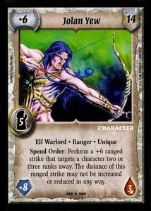 Jolan Yew - FOIL - Elves - Warlord Saga of the Storm CCG - Imagen 1 de 6