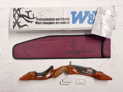Win & Win NX Xpert Archery Recurve Riser - 25" - Right Handed - Red - ILF - Image 1 of 4