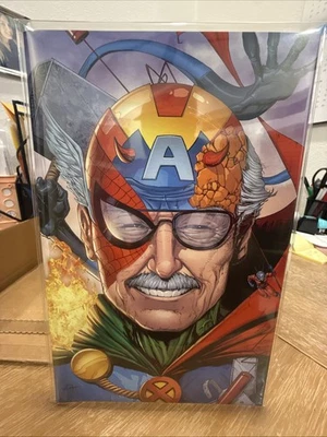 Tribute Stan Lee Mr. Marvel Trading Card Homage MegaCon Excl.  Virgin LTD 79/200 - Image 1 of 4