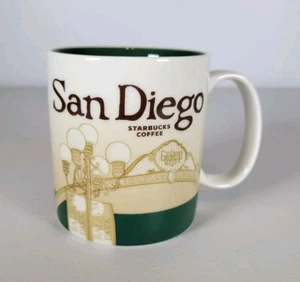 Starbucks Coffee Mug San Diego Global Icon City Collector Series 2009 16 oz - Picture 1 of 6