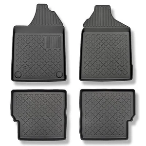 TPE Fußmatten für Aixam Crossline Crossover 2016-.... Automatten Autoteppiche G2 - Bild 1 von 5