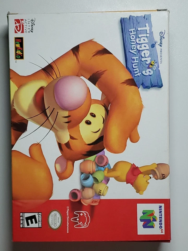 Tigger's Honey Hunt - Nintendo 64, 2000 N64 - Apenas caixa de jogo - Autêntico - Imagem 1 de 4