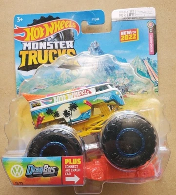 Автобус Hot Wheels Monster Trucks Psycho-Delic VW 4x4 2022 Volkswagen Surf Moon - Изображение 1 из 4