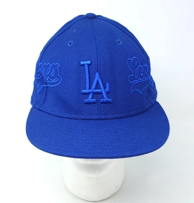 Gorra ajustada New Era Los Angeles Dodgers talla 7 1/2 59Fifty On Field azul LA Foto 1 de 4