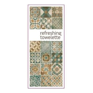 Salviettine Mani Bio MOSAICO Impregnate al Limone 6x14 cm 300pz Leone Ristorante - Foto 1 di 2