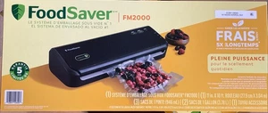 FoodSaver FM2000 Vakuumiergerät mit Beuteln - Schwarz - Bild 1 von 4