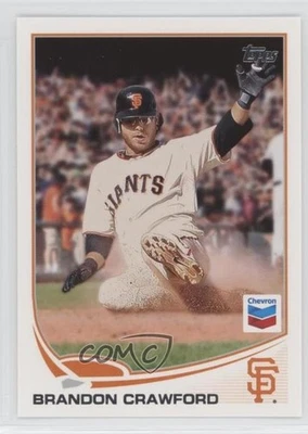 2013 Topps Chevron San Francisco Giants Brandon Crawford #SF21 - Image 1 of 2