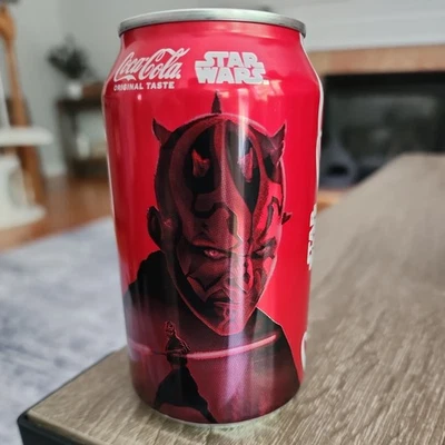 Дарт Мол НЕРАСПЕЧАТАННАЯ КОКА-КОЛА STAR WARS ограниченный выпуск новая запечатанная банка кока-колы 2025 - Изображение 1 из 2